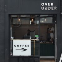 The front of Over Under Coffee, West Brompton, which is pretty much the extent of the store!
