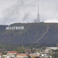 The famous Hollywood sign on the hills behind Los Angeles, from my first visit to the city in 2017.