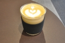 Here's my SoL cup with a cappuccino at Sarutahiko Coffee Omotesandō
in Tokyo.