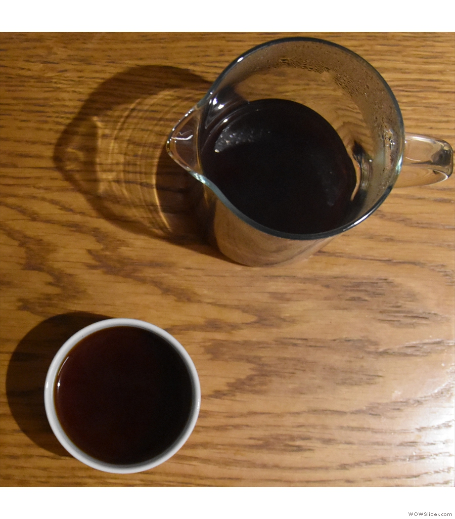 Lowdown Coffee, serving a gorgeous, rich, well-rounded washed Kenyan.