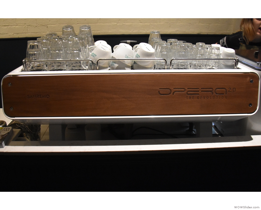 Talking of which, the espresso machine, a Mk 2.0 Opera, is worth a second look.