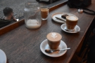 I was there with fellow coffee blogger, Charlotte Scotland, hence the two coffees.