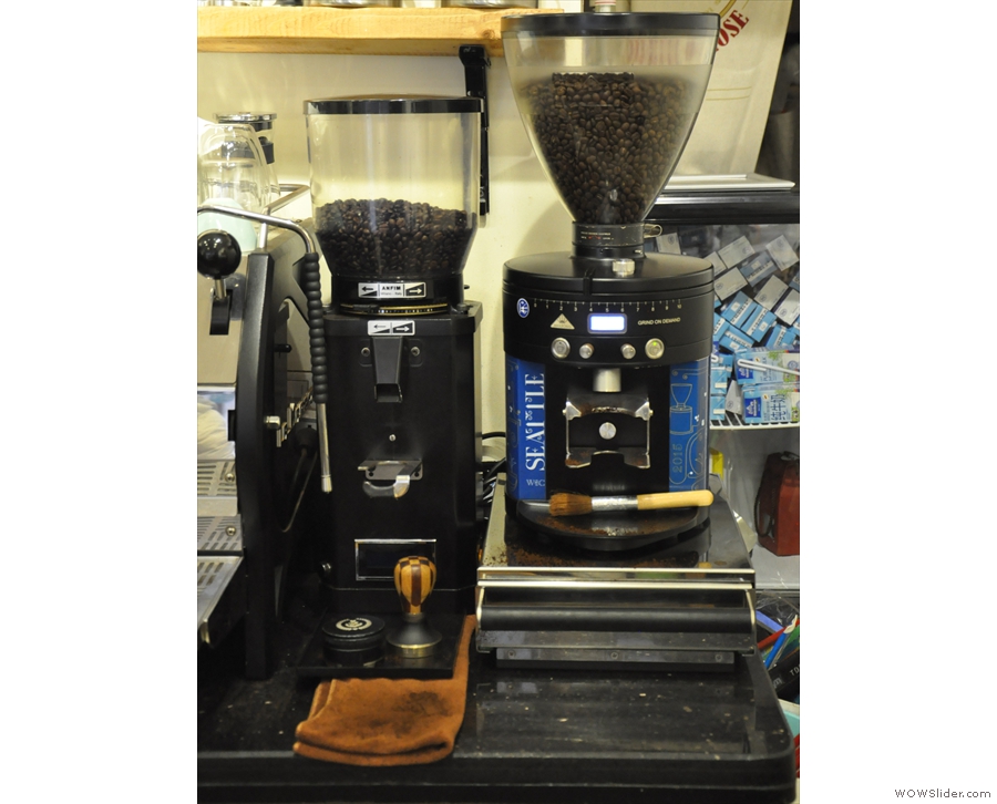 ... as are the two grinders, including a swish EK30.