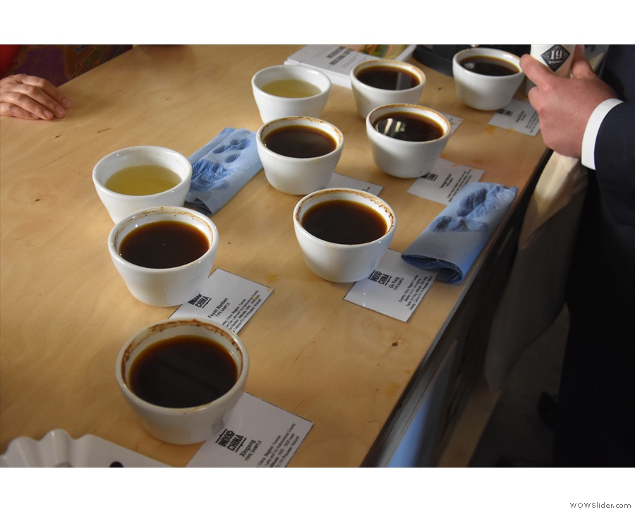 ... which was showing some of its coffees from China, Myanmar and the Philippines.