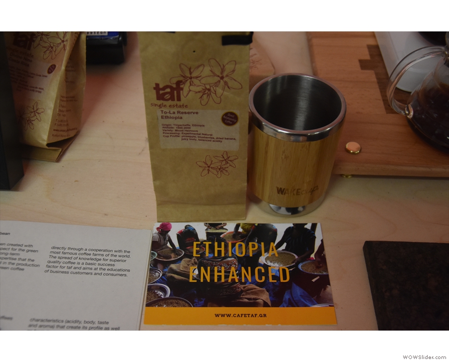 taf had another experimental processed coffee, this time from Ethiopia...