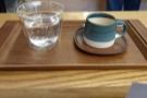 I had the guest espresso, the La Divina from El Salvador, roasted by Nomad. Served in a...