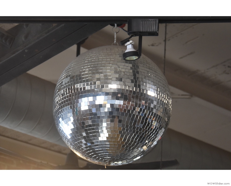 There's also a glitter ball, because, let's face it, who doesn't love a glitter ball?