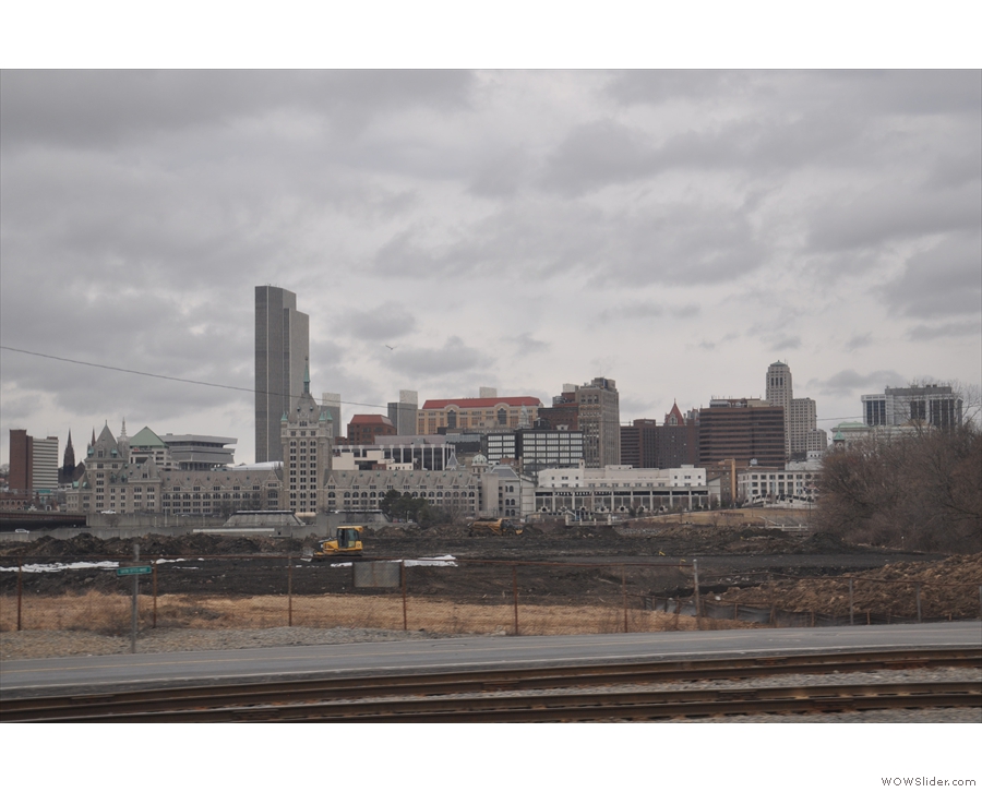 Back to 2013 and I did manage a picture of downtown Albany, which is across the Hudson.