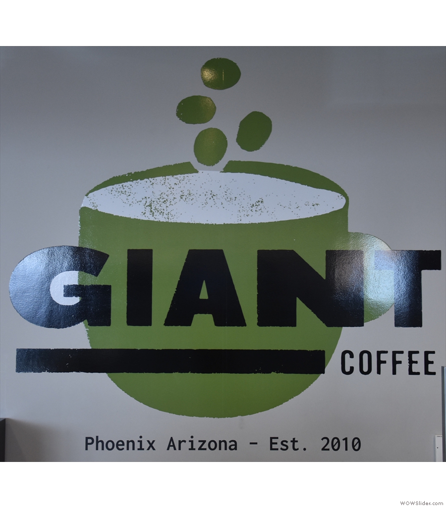 Giant Coffee, Phoenix Sky Harbor, an unexpected find in the new Terminal 3.