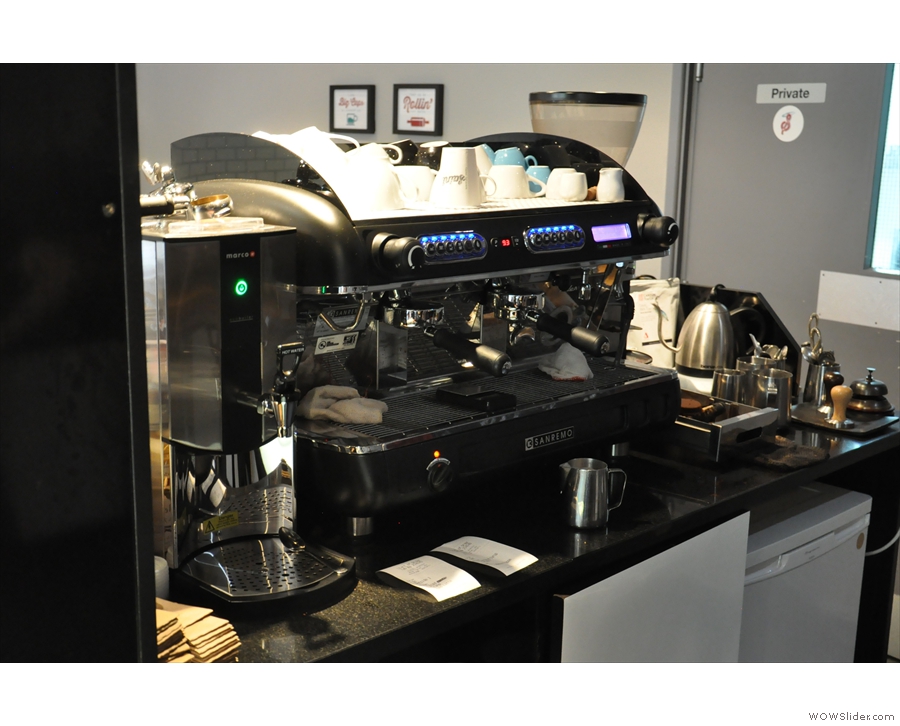 ... and this shiny new Sanremo is in its place.